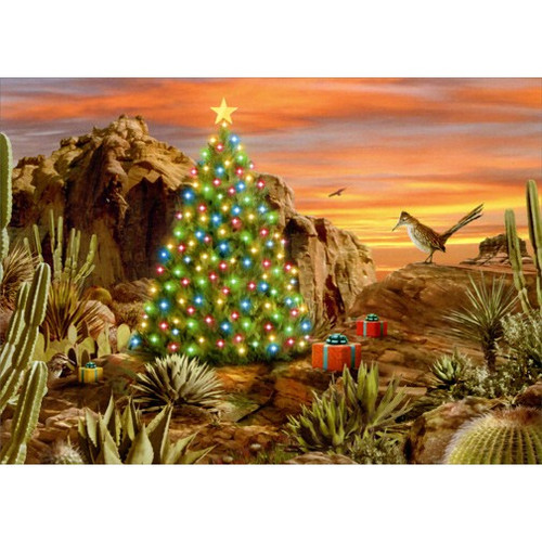 Desert Glow Box of 18 Western Christmas Cards