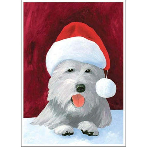 Christmas Westie Dog Christmas Card