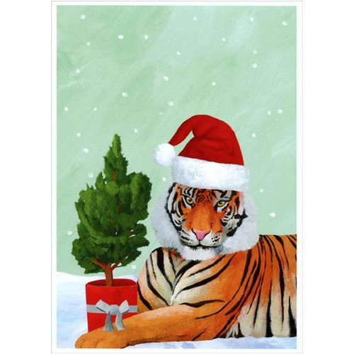 Tiger: Scott Church Christmas Card