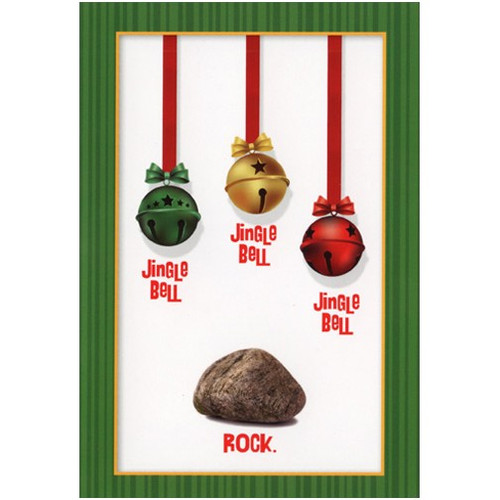 Jingle Bell Rock Funny Christmas Card: Jingle Bell - Jingle Bell - Jingle Bell - Rock.