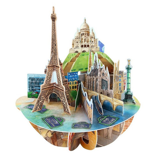 Paris 3D Pop Up Santoro Pirouettes Blank Note Card