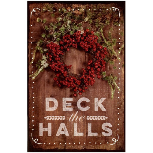 Deck the Halls Christmas Card: Deck the Halls