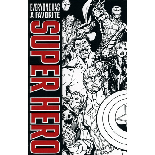 Avengers Favorite Super Hero Father's Day Card: Everyone Has a Favorite Super Hero