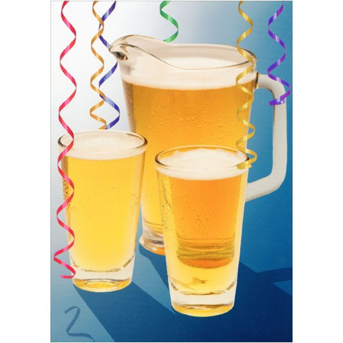 Pitcher of Beer Funny / Humorous Birthday Card