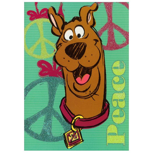Scooby Peace Christmas Card: Peace