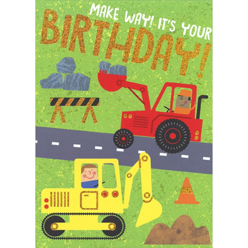 Llamazing : Llama with Cake Juvenile Birthday Card for Kids