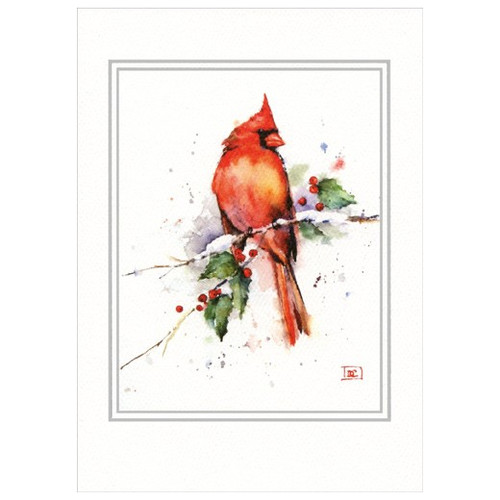Winter Cardinal: Dean Crouser Artist Series Blank Note Card