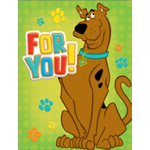 Scooby Doo Mini Blank Gift Enclosure Card For Kids: FOR YOU!