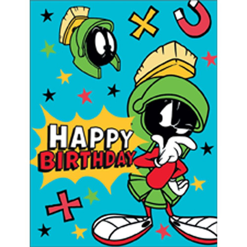 Marvin the Martian Mini Blank Gift Enclosure Card For Kids: HAPPY BIRTHDAY