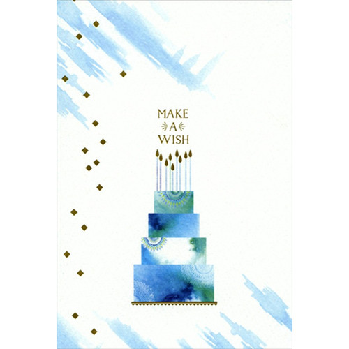 Make a Wish Birthday Cake Happy Buddha Birthday Card: Make A Wish