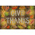 Give Thanks Birch Branch Letters Thanksgiving Card: Give Thanks