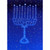 Menorah Stars in Sky Box of 10 Hanukkah Cards