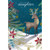 Graceful Reindeer in Snow : Dark Blue Sky Daughter Christmas Card: for a dear daughter