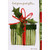 Package with Green Wrapping, Red Bow and Holly Religious Dad Christmas Card: God gives good gifts…