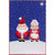Santa and Mrs. Clause : Star in Snow Filled Blue Sky Christmas Card from Both of Us: Ho! Ho! Ho! Santa and Mrs. Clause : Star in Snow Filled Blue Sky Christmas Card from Both of Us: Ho! Ho! Ho!