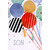 Sparkling Patterned Balloons and Small Stars Birthday Card for Son: Son