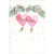 Mr. and Mrs. Watercolor Pink Heart Balloons Wedding Congratulations Card: Mr. and Mrs.