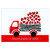 Truckloads of Love Flatbed Truck Valentine's Day Card: Truckloads of Love