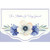 So Very Special: Three Blue and White Flowers Scalloped Edge Mother's Day Card: To a Mother So Very Special