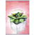 Large Succulent in Large Square Vase Mother's Day Card for Daughter: To a Wonderful Daughter