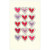 15 Hearts Scalloped Edge Premium Sweetest Day Card