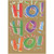 Gold Ho Ho Ho Christmas Card: Ho! Ho! Ho!