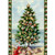 Sailboat Ornaments in Tree on Beach Box of 18 Nautical Coastal Christmas Cards