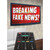 Breaking Fake News Funny / Humorous Over The Hill : Getting Older Birthday Card: BREAKING FAKE NEWS!