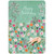 Cat in Field of Pink and Orange Flowers Die Cut Birthday Card: Happy Birthday