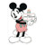 Mickey Mouse Holding Cake Diecut Disney Birthday Card: Have a Happy Birthday