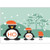Ho Ho Ho Penguins Christmas Card: Ho Ho