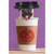 Pug in Coffee Cup with Lid on Head Funny / Humorous Dog Halloween Card