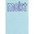 Moist Word on Light Blue Humorous / Funny Birthday Card: moist