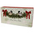 Two Chickadees Perched on Pine Branch Mini Long Keepsake Box of 14 Christmas Cards: Merry Christmas Wishes