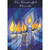 Candles with Large Yellow Flames on Blue and Purple Hanukkah Card for Parents: For Wonderful Parents