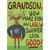 Ugly Sweater: Deer Wearing Sweater with Large Snowflake Humorous / Funny Christmas Card for Grandson: Grandson, you make even an ugly sweater look good!