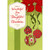 3 Ornaments Hanging from Poinsettia on Green Christmas Card for Son and 'Daughter': For a Wonderful Son and 'Daughter' at Christmas