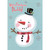 Cute Two Snowball Snowman with Small Top Hat Juvenile Christmas Card for Daddy: Merry Christmas, Daddy!