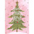 Sweet Baby Girl: Tall Tree on Light Pink 1st / First Christmas Card for Baby Girl: Sweet Baby Girl