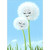 Mom and Child Dandelions Cute Mother's Day Card for Mom