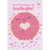 Smiling Donut with Pink Frosting and Heart Shaped Hole 1st / First Valentine's Day Card for Granddaughter: Happy 1st Valentine's Day, Granddaughter!