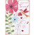 Pink and Yellow Hummingbird and Large Pink Flower on Tall Green Stem Valentine's Day Card for Friend: For You, Friend