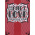 White 3D Die Cut Banner Over Wide Red Ribbon, Red Sequins and Foil Hand Decorated Valentine's Day Card for the One I Love: For the One I Love On Valentine's Day
