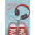 Red Sneakers and Red Headphones on Light Blue Juvenile Valentine's Day Card for Pre-Teen Grandson: Hey Grandson…