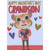 Mouse with Human Body Holding Purple Dotted Heart Valentine's Day Card for Teen / Teenage Grandson: Happy Valentine's Day, Grandson