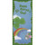 Small Mouse Holding Shamrock Balloons: Rainbow Between Clouds Juvenile St. Patrick's Day Money Holder / Gift Card Holder Card: Happy St. Patrick's Day