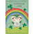 Cute Green and White Bird, Rainbow and Green Foil Shamrocks Package of 8 Juvenile St. Patrick's Day Cards for Kids: St. Patrick's Day is here!