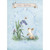 Easter Greetings: Bunny Underneath Bluebell Flowers Cute Love Themed Easter Card: Easter Greetings