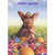 Hoppy Easter: Bunny with Egg on Head and Paint Brushes in Mouth Cute / Funny Easter Card: Hoppy Easter