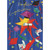 Red and Yellow Star Wearing Purple Grad Cap Graduation Congratulations Card for Daughter: Daughter, Congratulations